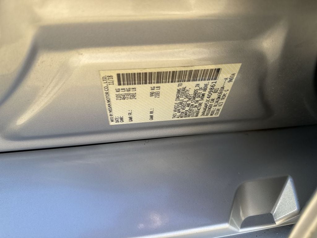 2018 Nissan Maxima S