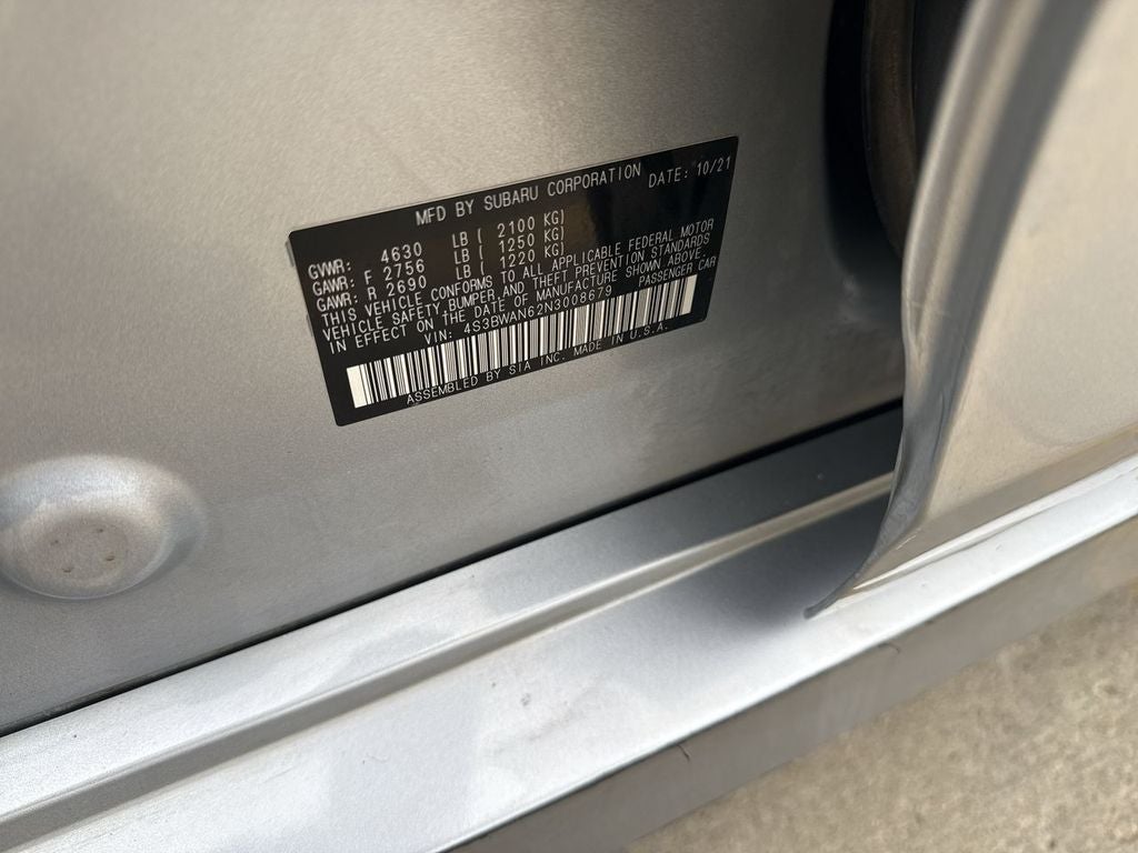 2022 Subaru Legacy Limited