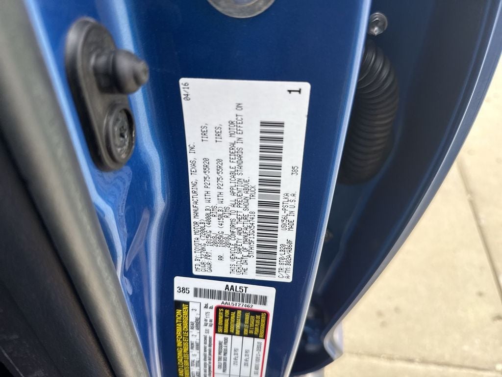 2016 Toyota Tundra LTD