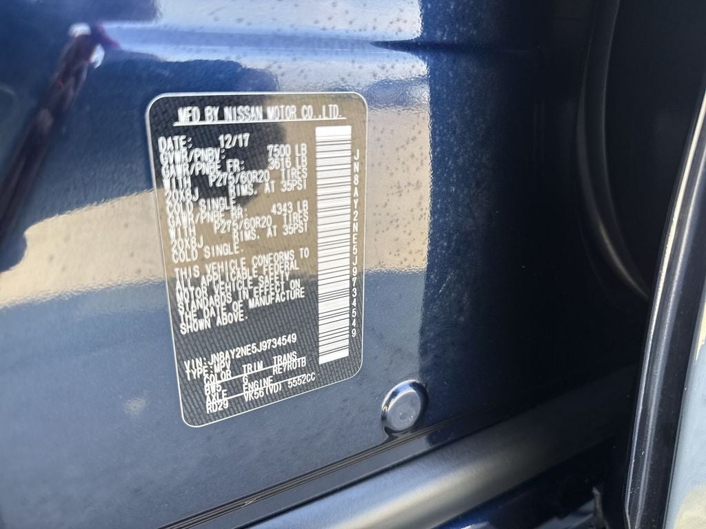 2018 Nissan Armada Platinum