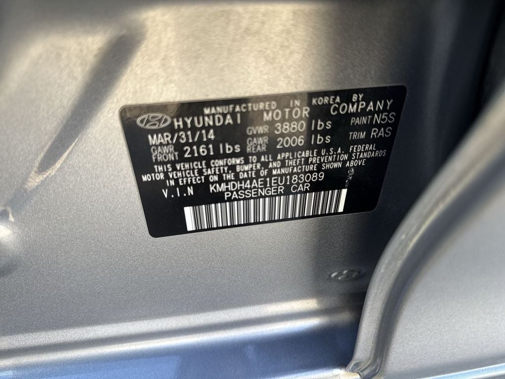 2014 Hyundai Elantra SE