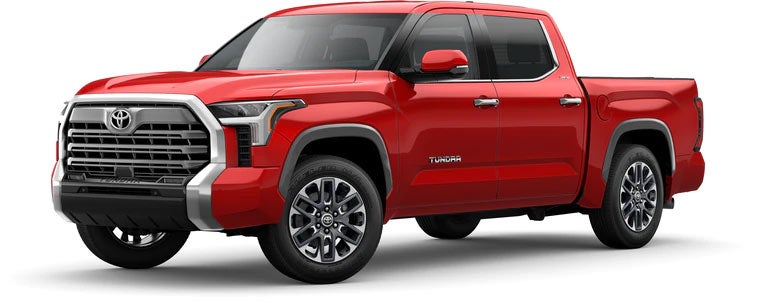 2022 Toyota Tundra Limited in Supersonic Red | Lake Toyota in Devils Lake ND