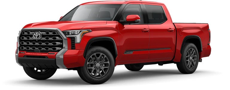 2022 Toyota Tundra in Platinum Supersonic Red | Lake Toyota in Devils Lake ND